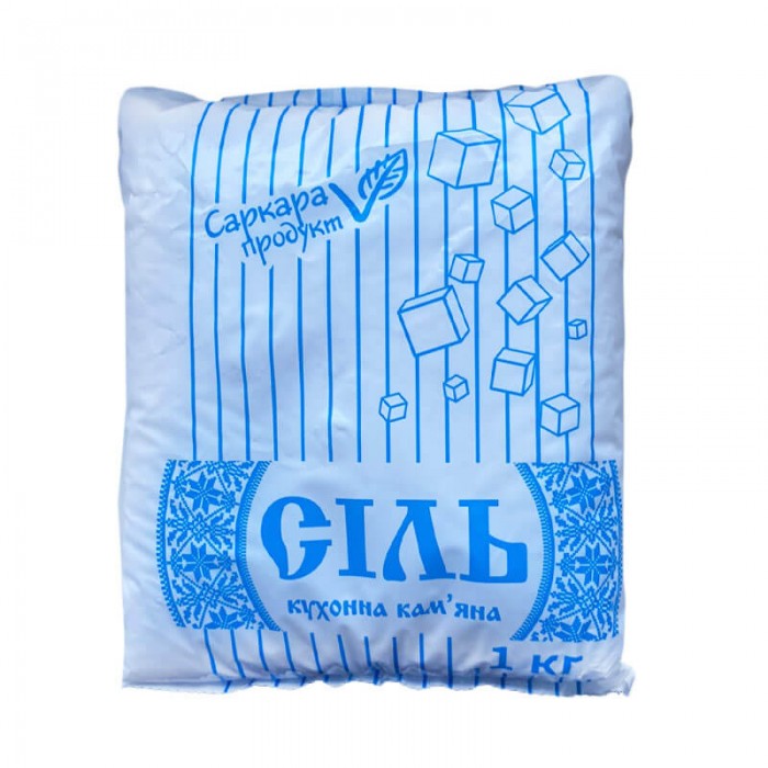 Сіль кам'яна 1кг (пакет)