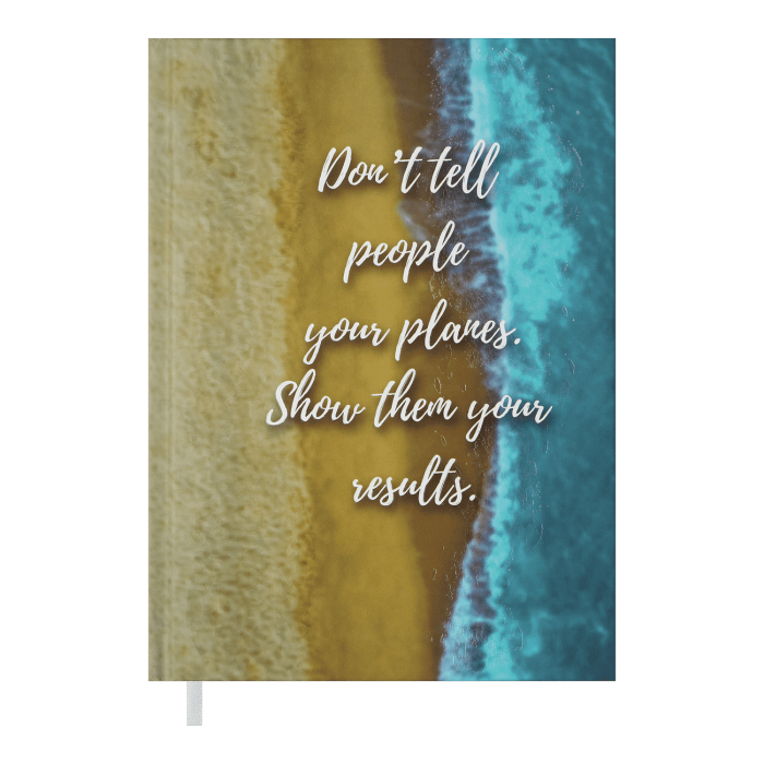 Щоденник недатований А5 Posh (бірюзовий) 288арк