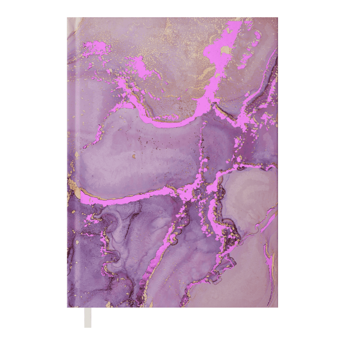 Щоденник недатований А5 Miracle (бузковий) 288арк