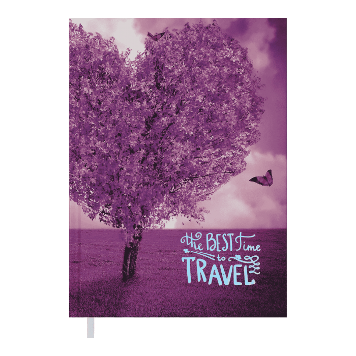 Щоденник недатований А5 Romantic (рожевий) 288арк