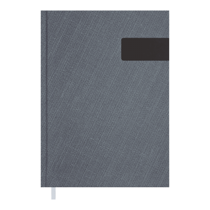 Щоденник недатований А5 Manly (сірий) 288арк