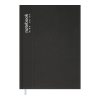 Щоденник недатований А5 Hide (чорний) 288арк.