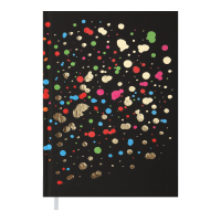 Щоденник недатований А5 Fancy (черный) 288арк