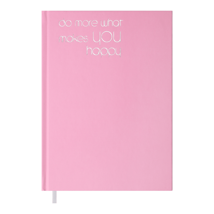 Щоденник недатований А5 Motivetion (рожевий) 288арк.