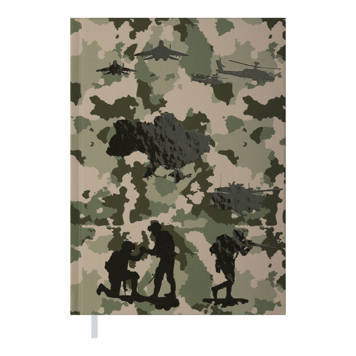 Щоденник недатований А5 Heroes (оливковий) 288арк.