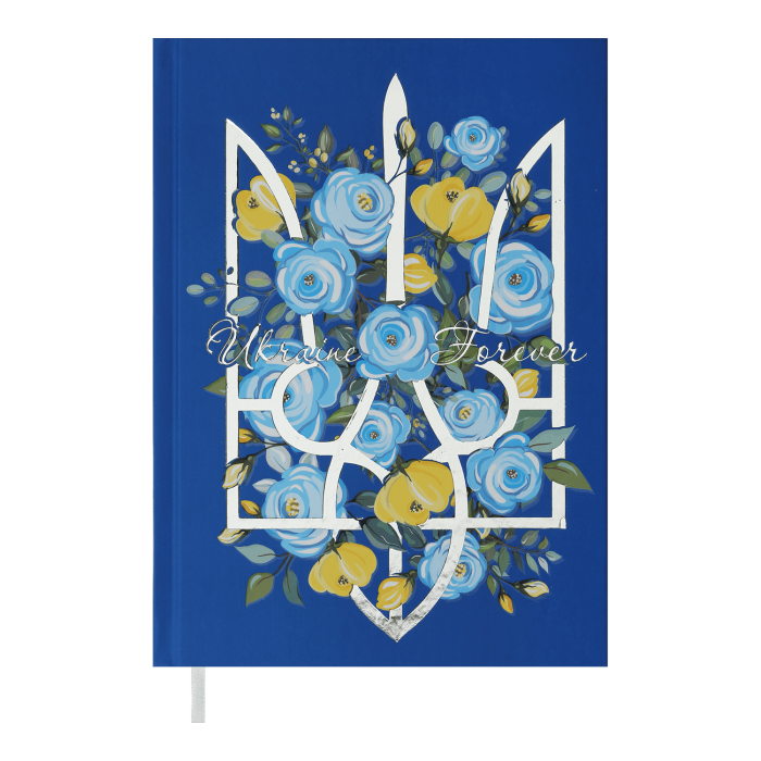 Щоденник недатований А5 Free (синій) 288арк