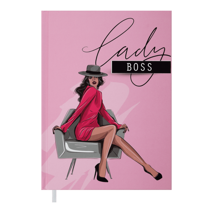 Щоденник недатований А5 Woman (рожевий) 288арк.