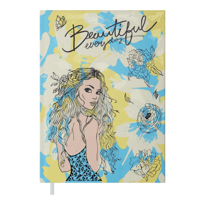 Щоденник недатований А5 Woman (білий) 288арк.