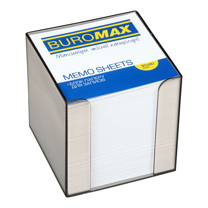 Бокс з папером  для заміток (прозорий) bm.2290-03