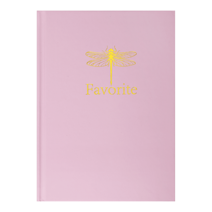 Зошит канцелярський Favourite Pastel А5, 96арк. клітинка, тверд. обкл. (рожевий) 