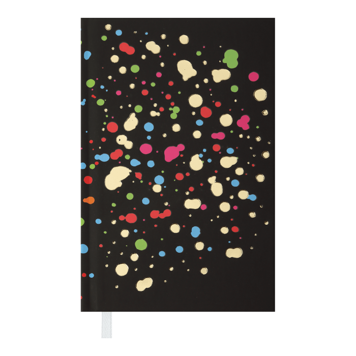 Ежедневник недатированный А6 Fancy (черный) 288стр.