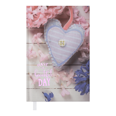 Щоденник недатований А6 Romantic (бузковий) 288арк