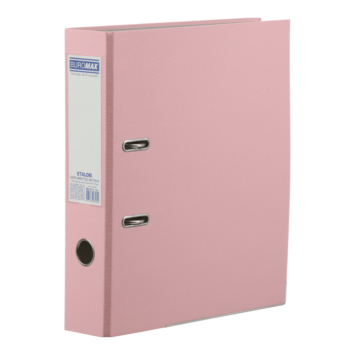 Реєстратор односторонній А4 Etalon Pastel (7см) рожевий