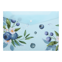 Папка-конверт на кнопці Arabeski А4 (морська хвиля)