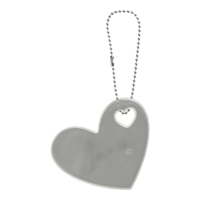 Підвіска світловідбиваюча з ланцюжком "Серце"