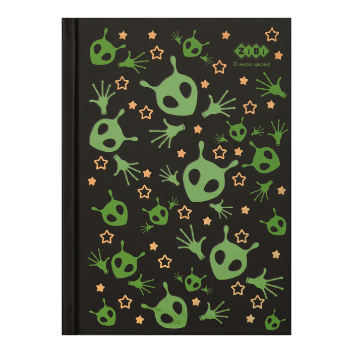 Блокнот UFO А6, 64арк. (чорний) ZB.12720-01