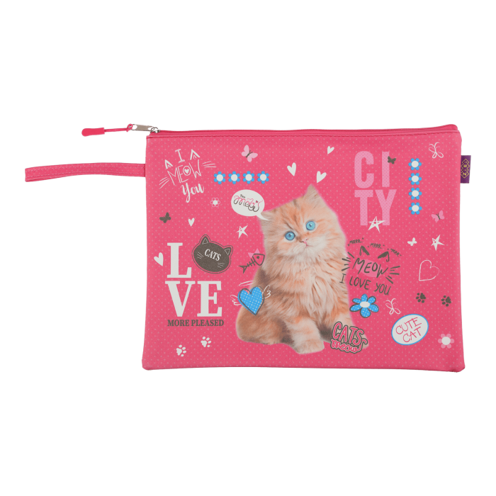 Папка Кошеня А4 (34х26х1см) на блискавці