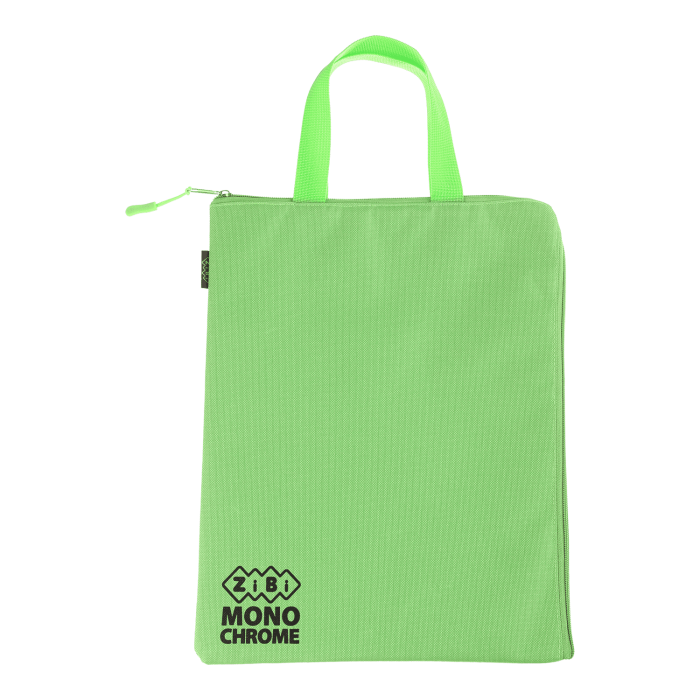 Папка Monochrome А4 (33x25x1см) вертикальна, з 2-ма ручками (салатовий)