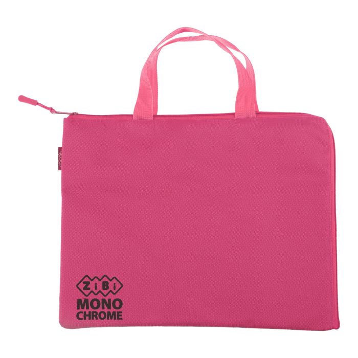 Папка Monochrome А4 (33x25x1см) горизонтальна, з 2-ма ручками (рожевий)