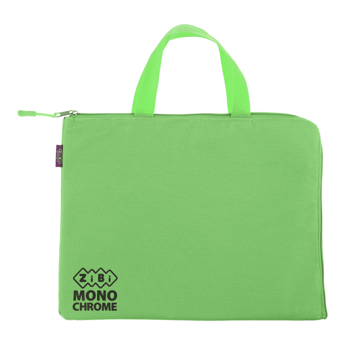 Папка Monochrome А4 (33x25x1см) горизонтальна, з 2-ма ручками (салатовий)