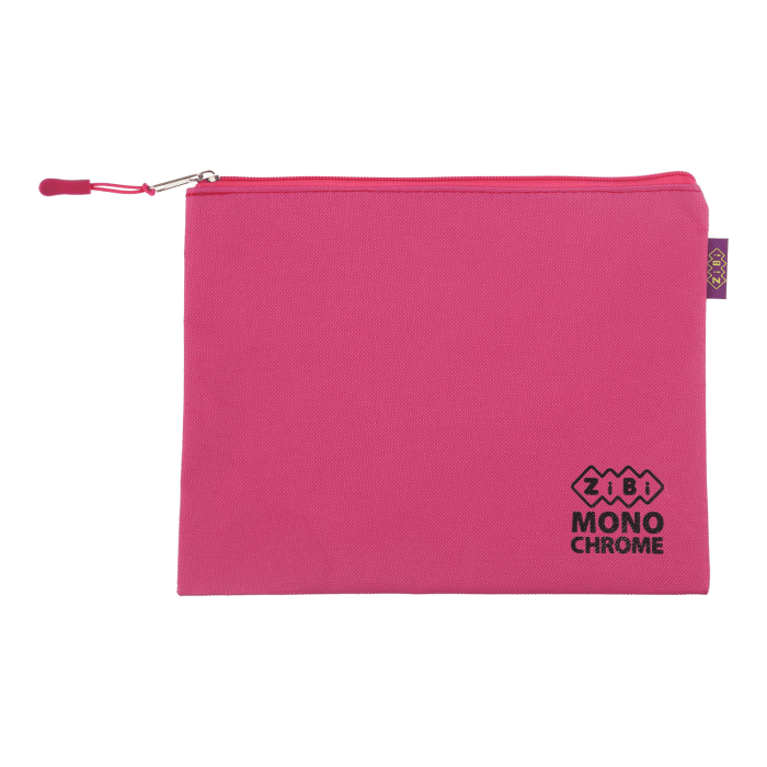 Папка Monochrome А5 (24,5х20x1см) на блискавці (рожевий)