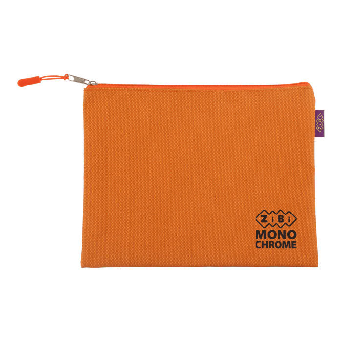 Папка Monochrome А5 (24.5x20x1 см) на блискавці (помаранчевий)