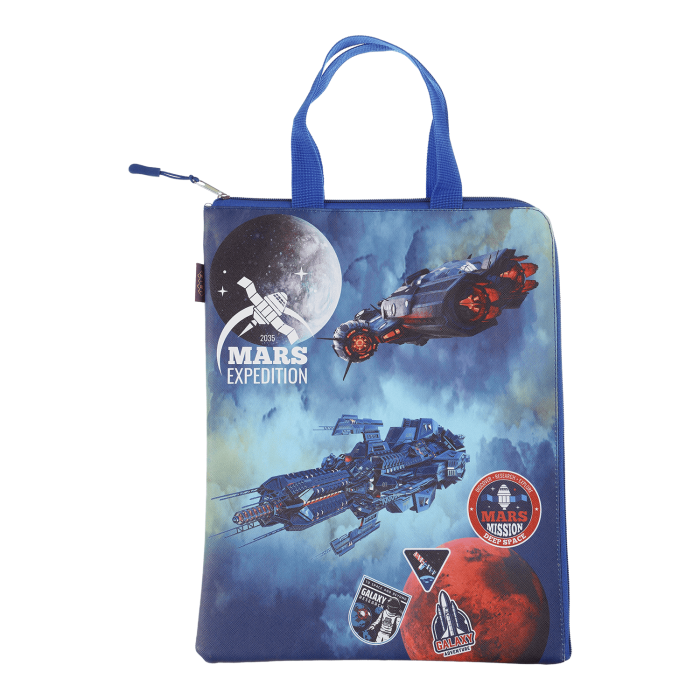 Папка Всесвіт А4 (34.5х27.5х1см) вертикальна, з 2-ма ручками 