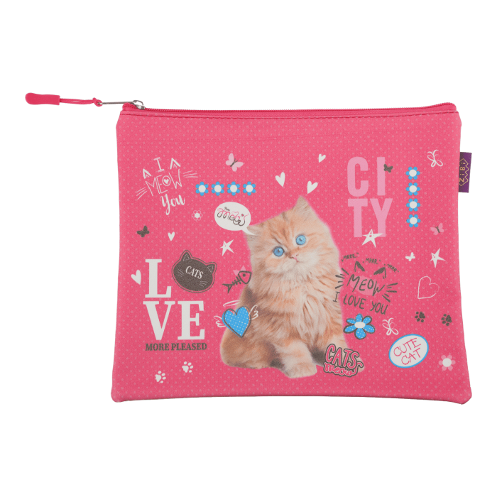 Папка Кошеня А5 (25,5х21х1см) на блискавці