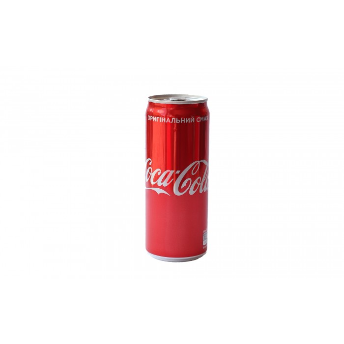Напиток безалкогольный с/г, ж/б Coca-Cola 0,33л