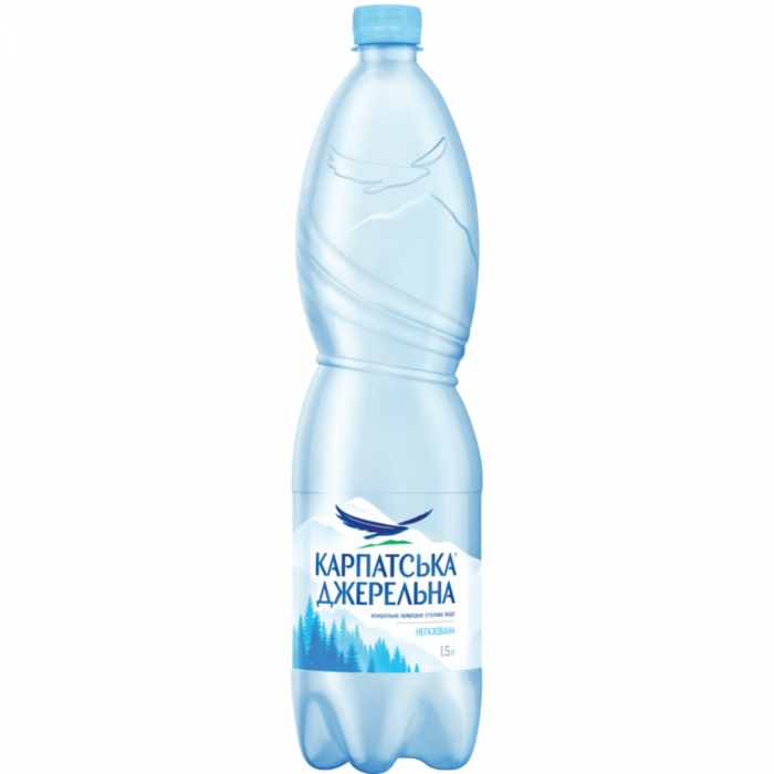 Вода Карпатська Джерельна негазир. 1,5 л, ПЭТ