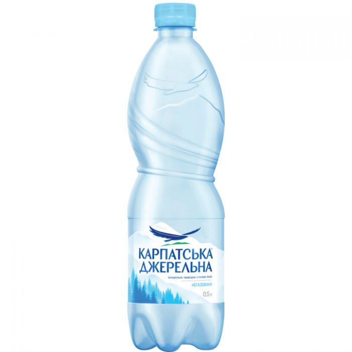 Вода Карпатська Джерельна негазир. 0,5 л, ПЭТ