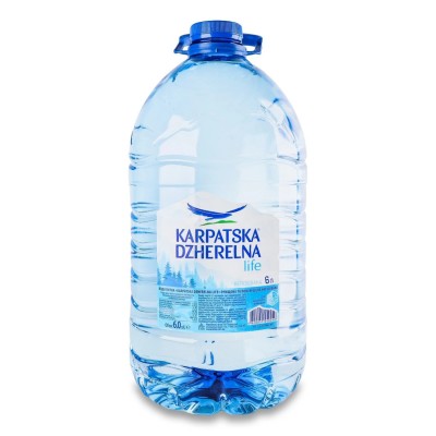 Вода Карпатська Джерельна негаз. 6л, ПЕТ