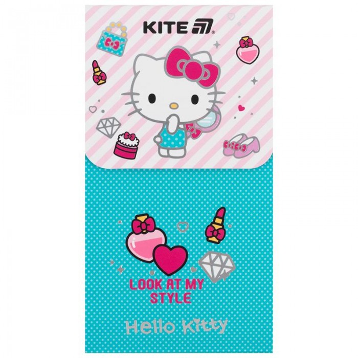 Блокнот на магніті 80х145мм, 60арк. клітинка Hello Kitty