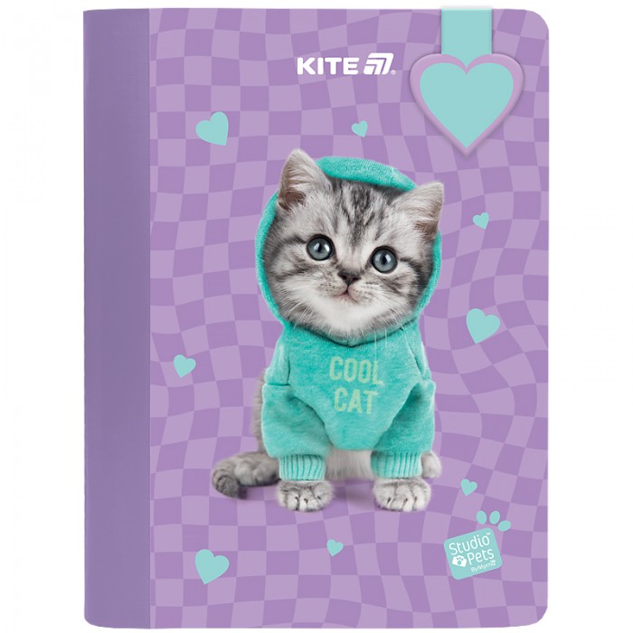 Блокнот дитячий з магнітною закладкою А5, 60арк. (клітинка) Studio Pets