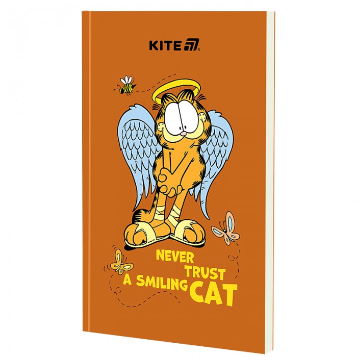 Блокнот, термобіндер Garfield, нелінований, А5, 64арк.