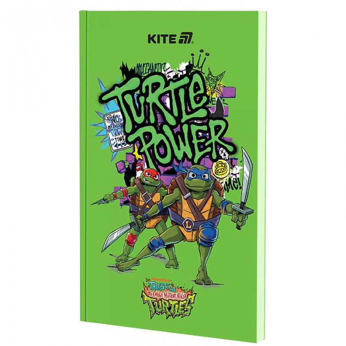 Блокнот, термобіндер Ninja Turtles, нелінований, А5, 64арк.