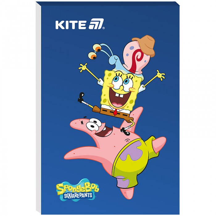 Блокнот клейовий 70х105мм., 48арк. клітинка Sponge Bob