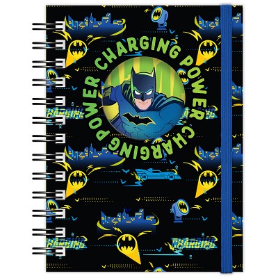 Блокнот на пружине с фигурной вырубкой, клетка DC Comics А6, 80л