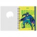 Блокнот на пружине с фигурной вырубкой, клетка DC Comics А6, 80л
