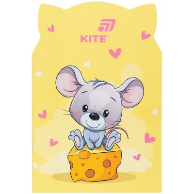 Блокнот в мягкой обложке В6-, 48л. клетка, Cheese Mouse