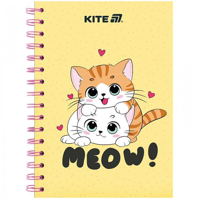 Блокнот на пружині, клітинка Cute-1 А5, 80л