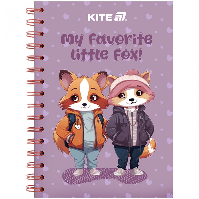 Блокнот на пружині, клітинка Cute-4 А5, 80л