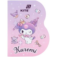 Блокнот клейовий з фігурною вирубкою А6, 60арк. клітинка, Kuromi