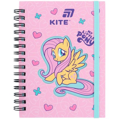 Блокнот на пружине с фигурной вырубкой, клетка My Little Pony А6, 80л