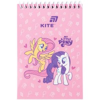 Блокнот на пластиковій пружині А6-, 48арк. нелінов., My Little Pony