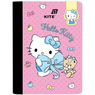 Блокнот детский с магнитной закладкой А5, 60л. (клетка) Hello Kitty