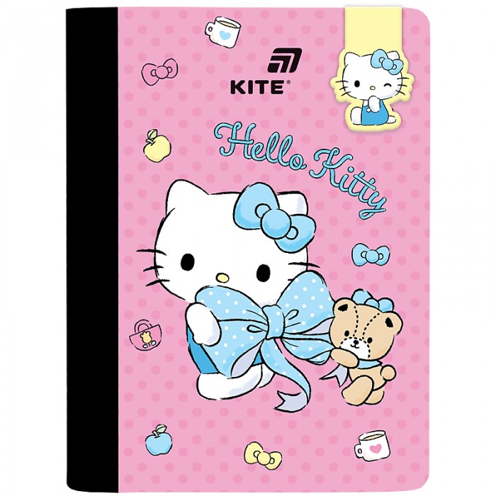Блокнот детский с магнитной закладкой А5, 60л. (клетка) Hello Kitty