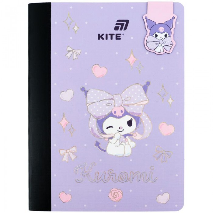 Блокнот дитячий з магнітною закладкою А5, 60арк. (клітинка) Kuromi