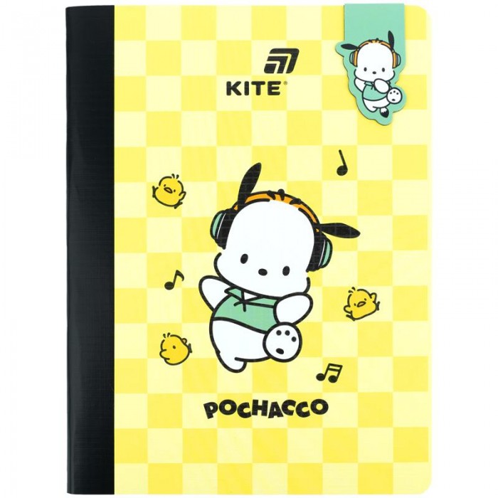 Блокнот детский с магнитной закладкой А5, 60л. (клетка) Pochacco