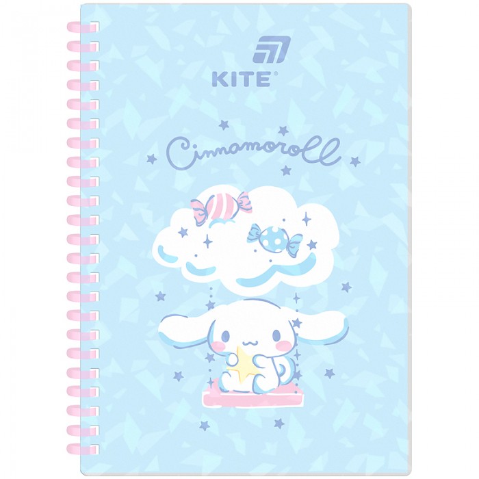 Блокнот на пружині, клітинка Cinnamoroll А5, 80арк
